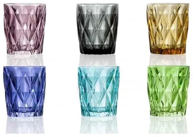 Zestaw 6 szklanek Brandani Diamante, 270 ml