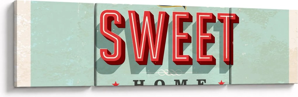 Obraz - Home sweet home (170x50 cm)