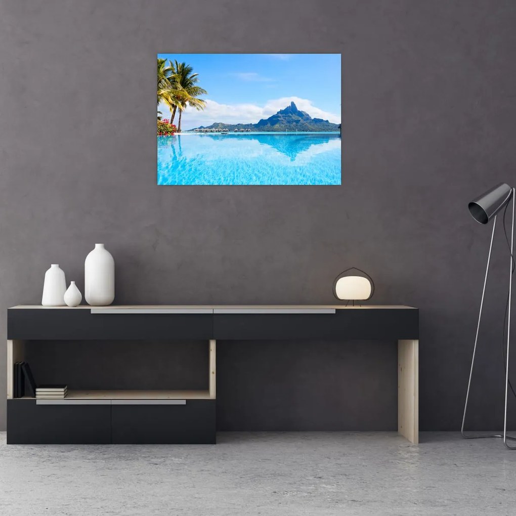 Obraz - Palmy i plaże (70x50 cm)
