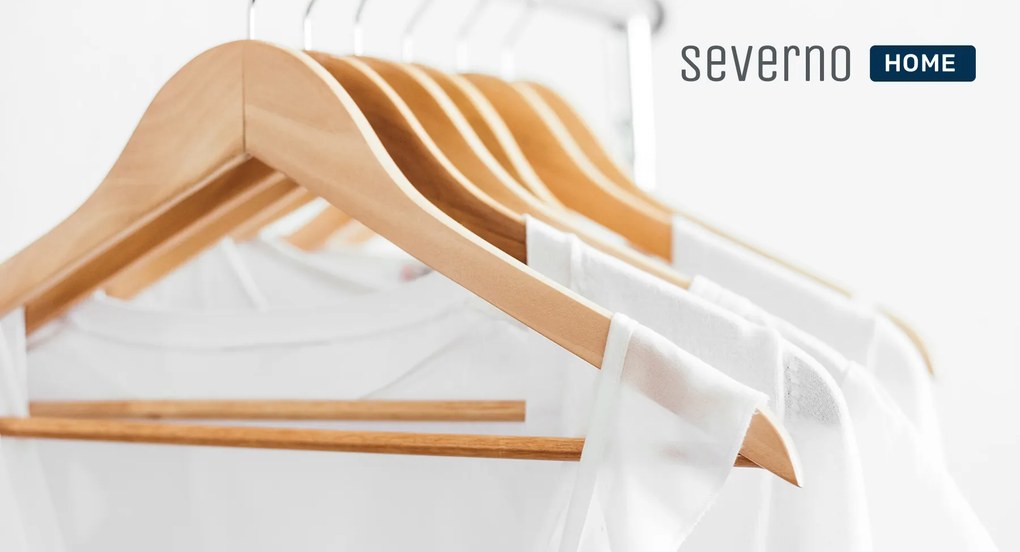 Wieszaki drewniane na ubrania do szafy 10 szt