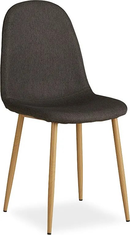 Krzesło jadalniane 44x88x45,5 cm antracyt Eames