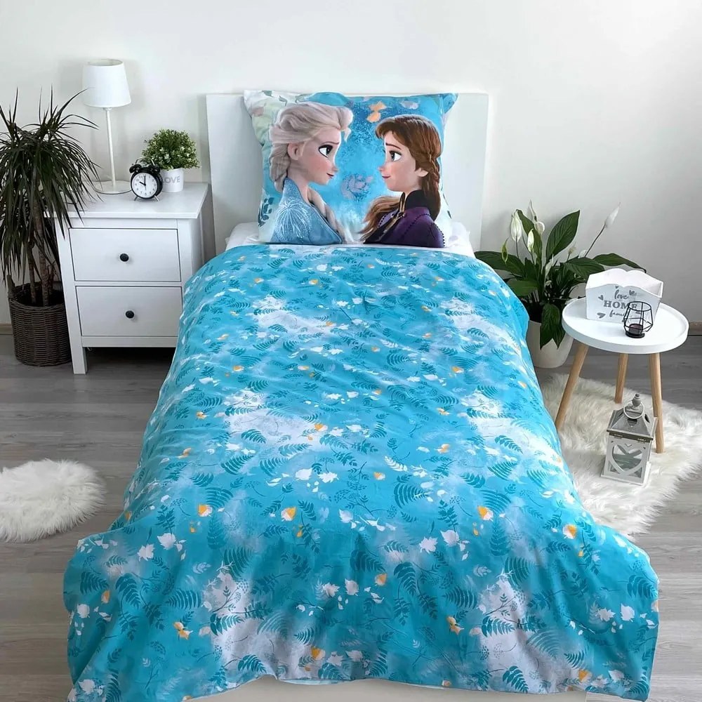Bawełniana pościel dziecięca jednoosobowa 140x200 cm Frozen – Jerry Fabrics