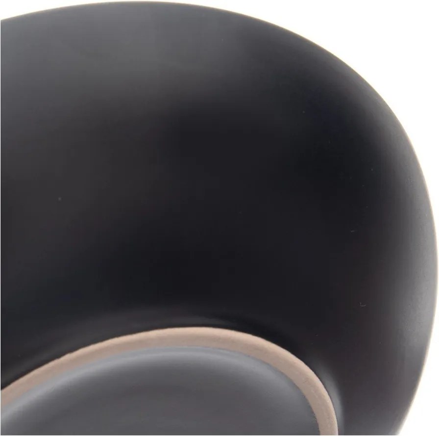 Fioletowy głęboki ceramiczny talerz ø 20,5 cm Glaze – Orion