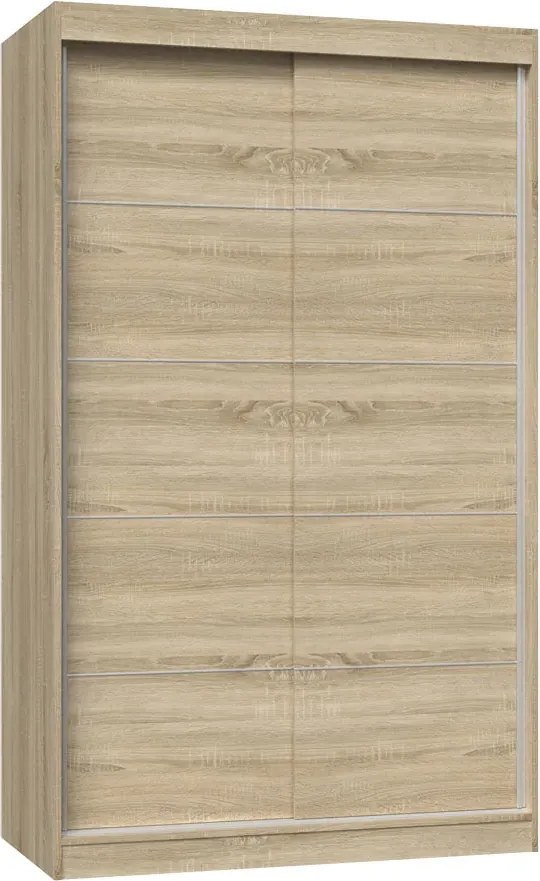Garderoba z drzwiami przesuwnymi 120 cm dąb sonoma C9-G05