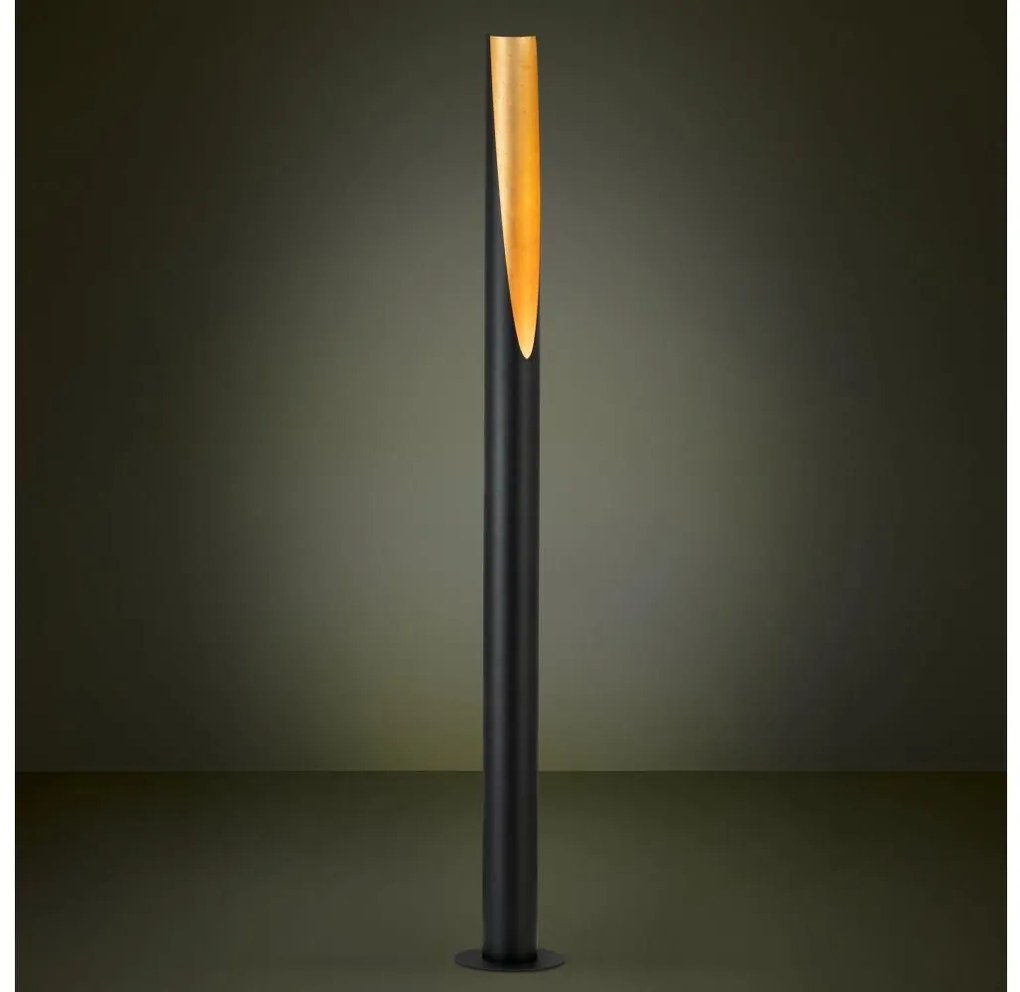 Eglo 39759 - LED Lampa podłogowa PREBONE 1xGU10/4,7W/230V czarny/złoty