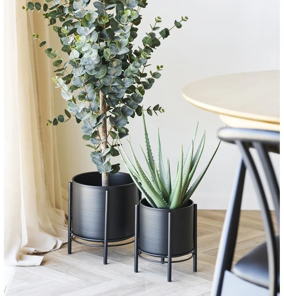 Metalowe osłonki na doniczki zestaw 2 szt. ø 25 cm Svarta – House Nordic