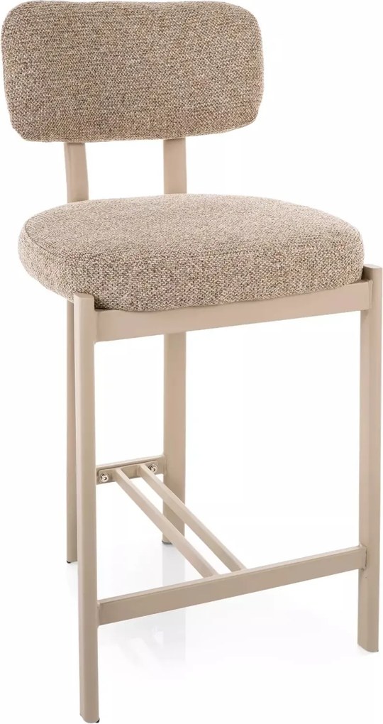 Tapicerowany hoker Misaki H-2 Signal, nogi kaszmirowe