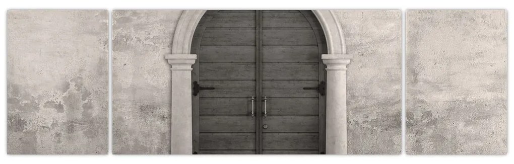 Obraz - Tajemnicze drzwi (170x50 cm)