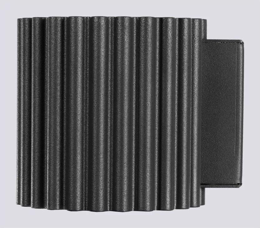 Czarny kinkiet ø 10 cm Zora – Sollux