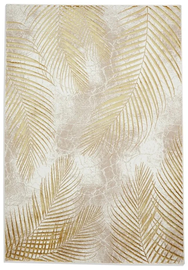 Beżowo-złoty dywan 170x120 cm Creation – Think Rugs