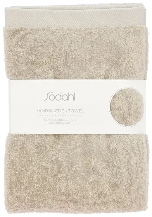 Beżowy bawełniany ręcznik kąpielowy frotte 70x140 cm Comfort – Södahl