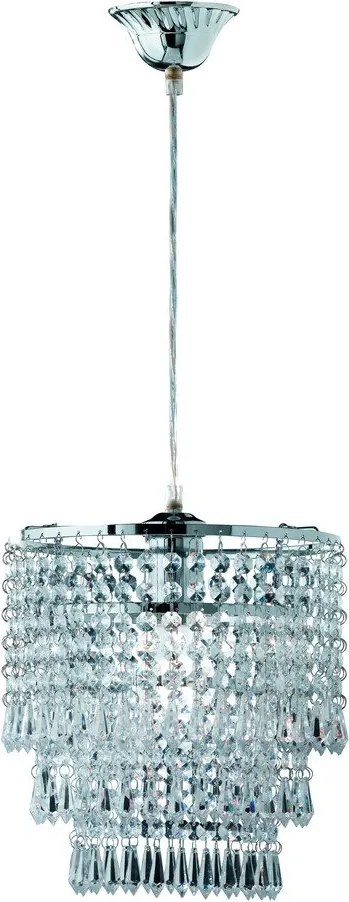 Jasnoniebieska metalowa lampa wisząca z kloszem ze szkła akrylowego ø 25 cm Orient – Reality