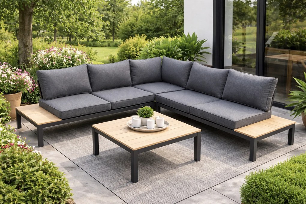 Zestaw mebli ogrodowych Massimo z aluminium