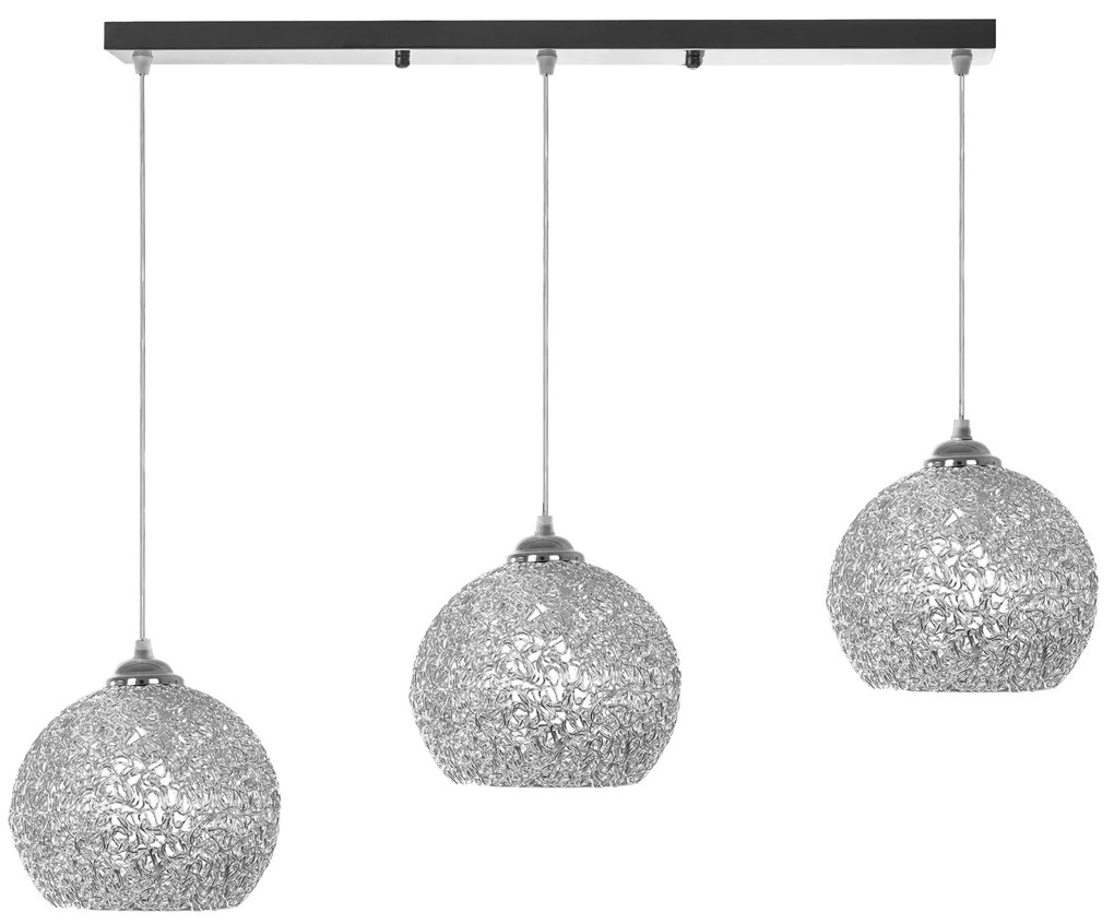 Lampa Sufitowa Wisząca Potrójna Metalowa app633-3cp CHROM