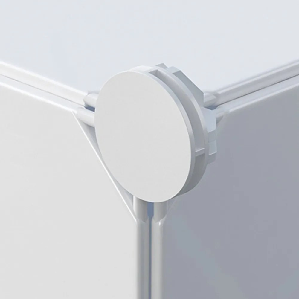 Składana szafa modułowa dla dzieci – 146x110x36 cm, kolorowe wzory, metalowy stelaż