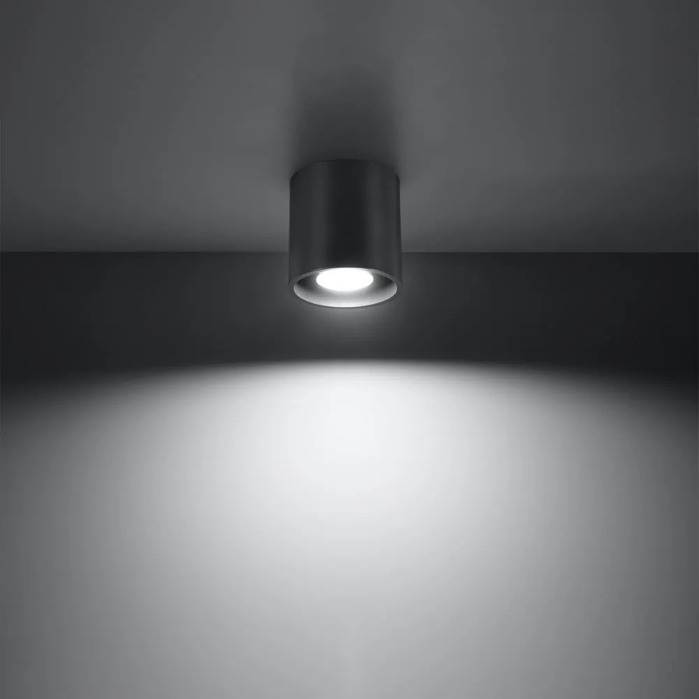 Ciemnoszara lampa punktowa ø 10 cm Roda – Nice Lamps