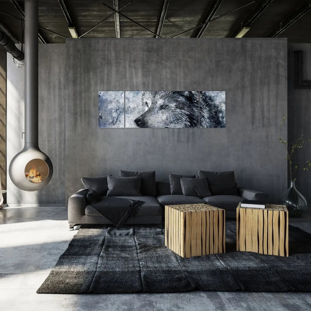 Obraz - Wilk z kreskówki (170x50 cm)