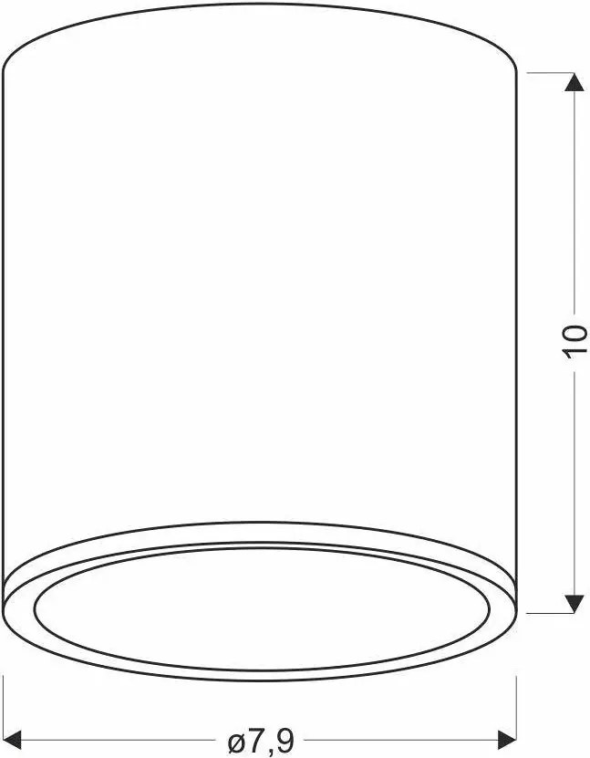 Sufitowa lampa tuba B1-T83