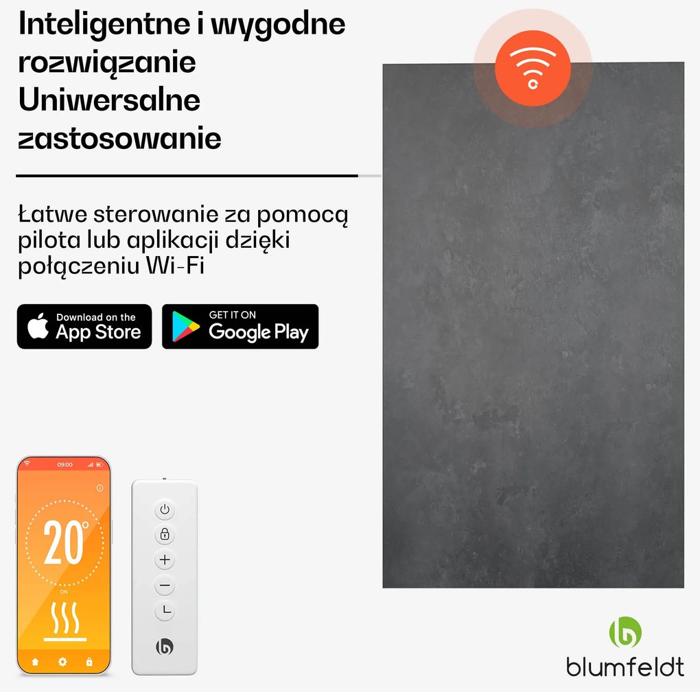 Blumfeldt Heat Square, Promiennik podczerwieni, 700 W