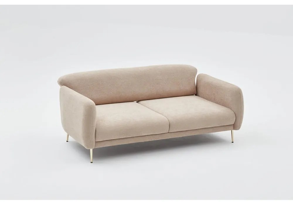 Beżowa rozkładana sofa 210 cm Simena – Balcab Home