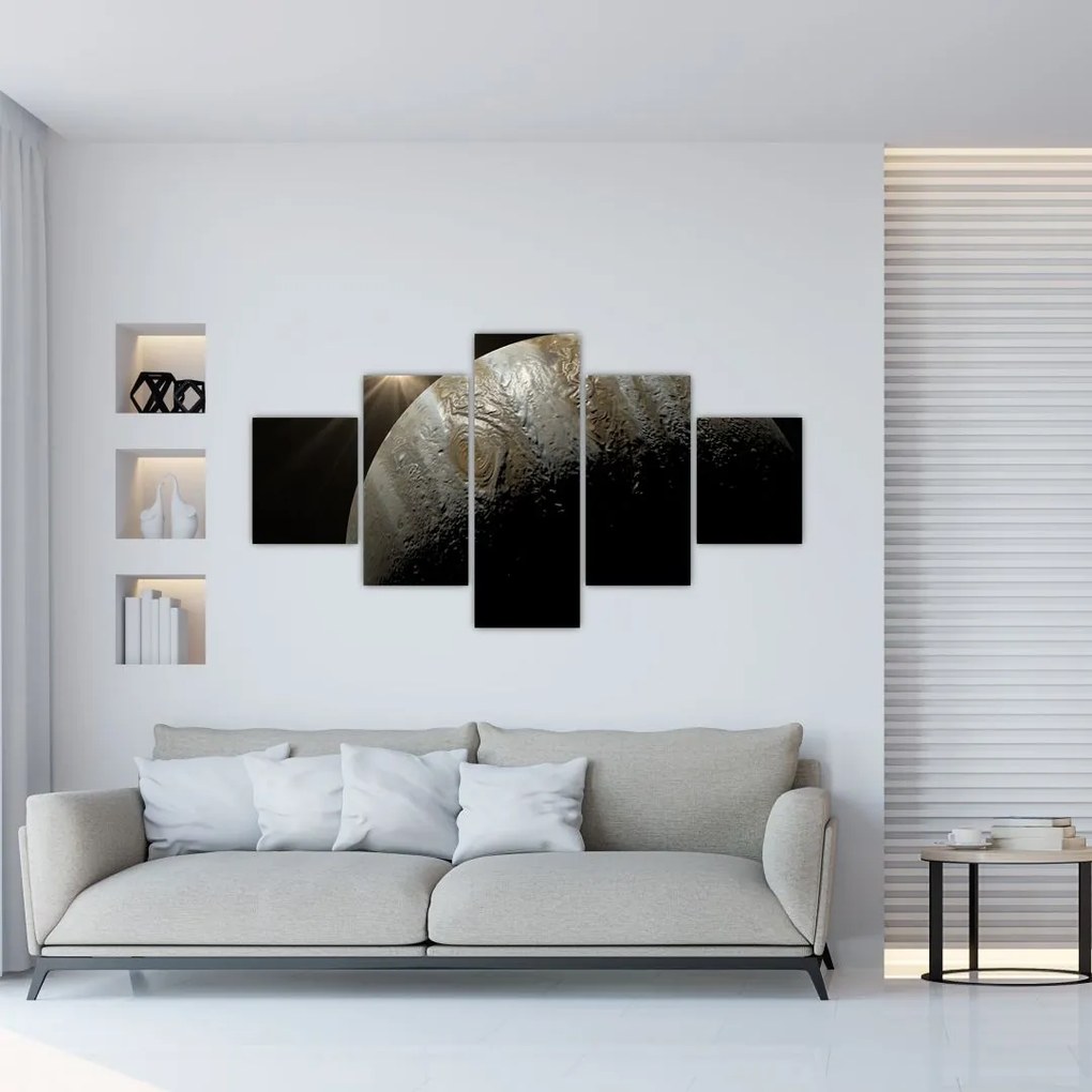 Obraz planety w kosmosie (125x70 cm)