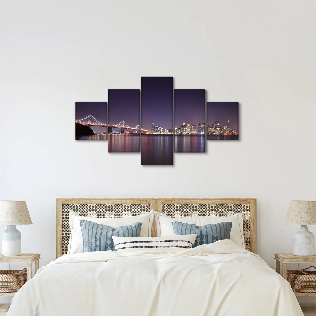Obraz przedstawiający San Francisco, Kalifornia (125x70 cm)