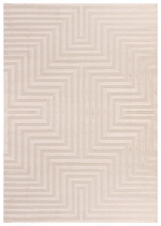 Dywan 3D nowoczesny Sahara beżowy 200 cm x 290 cm