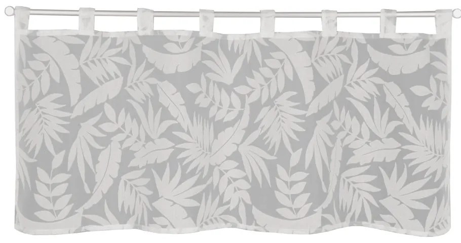 Biało-szara firanka 120x45 cm Calista – Sehlbach