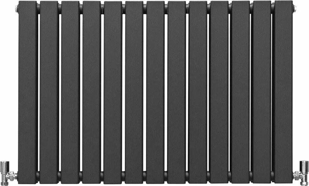 Grzejniki panelowe designerskie, antracytowo-szare, 600 mm x 910 mm