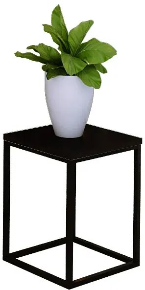 Czarny metalowy stojak na kwiaty S2-D86