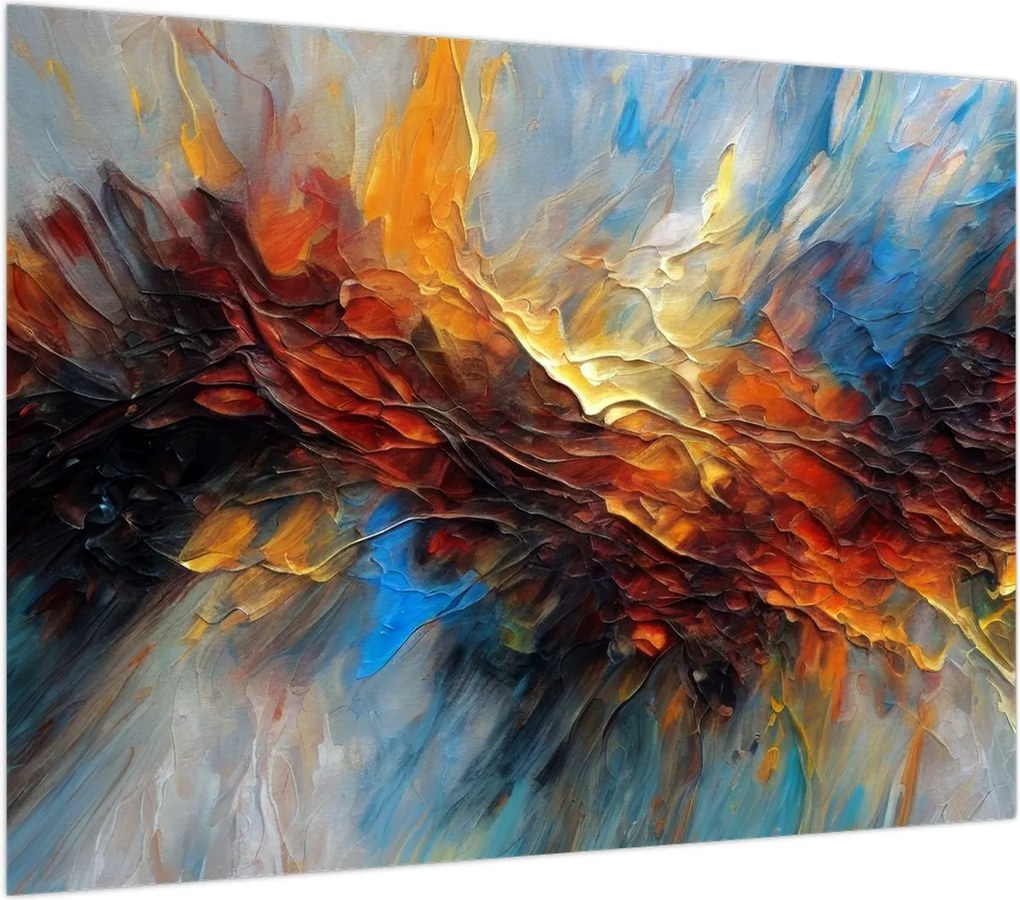 Obraz na szkle - Tekstura koloru (70x50 cm)
