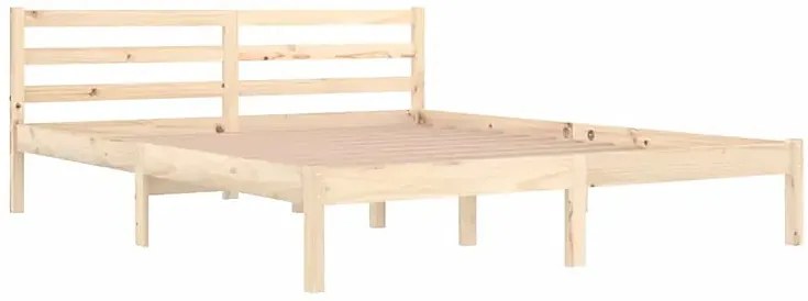 Podwójne łóżko sosnowe z zagłówkiem 160x200 cm Z3-D98