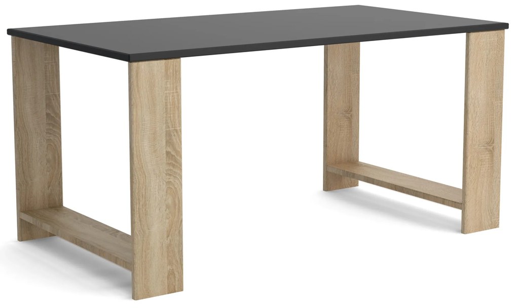 Stolik kawowy Ława Stół 90 cm MORI Dąb Sonoma/Czarny