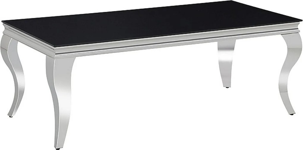 Stół PRINCE 150x90 czarny/chrom