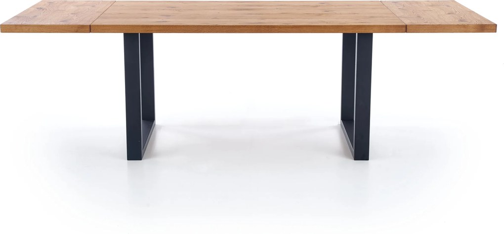 Industrialny stół Perez z rozkładanym blatem