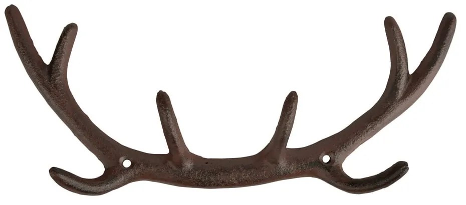 Brązowy metalowy wieszak ścienny Antlers – Esschert Design