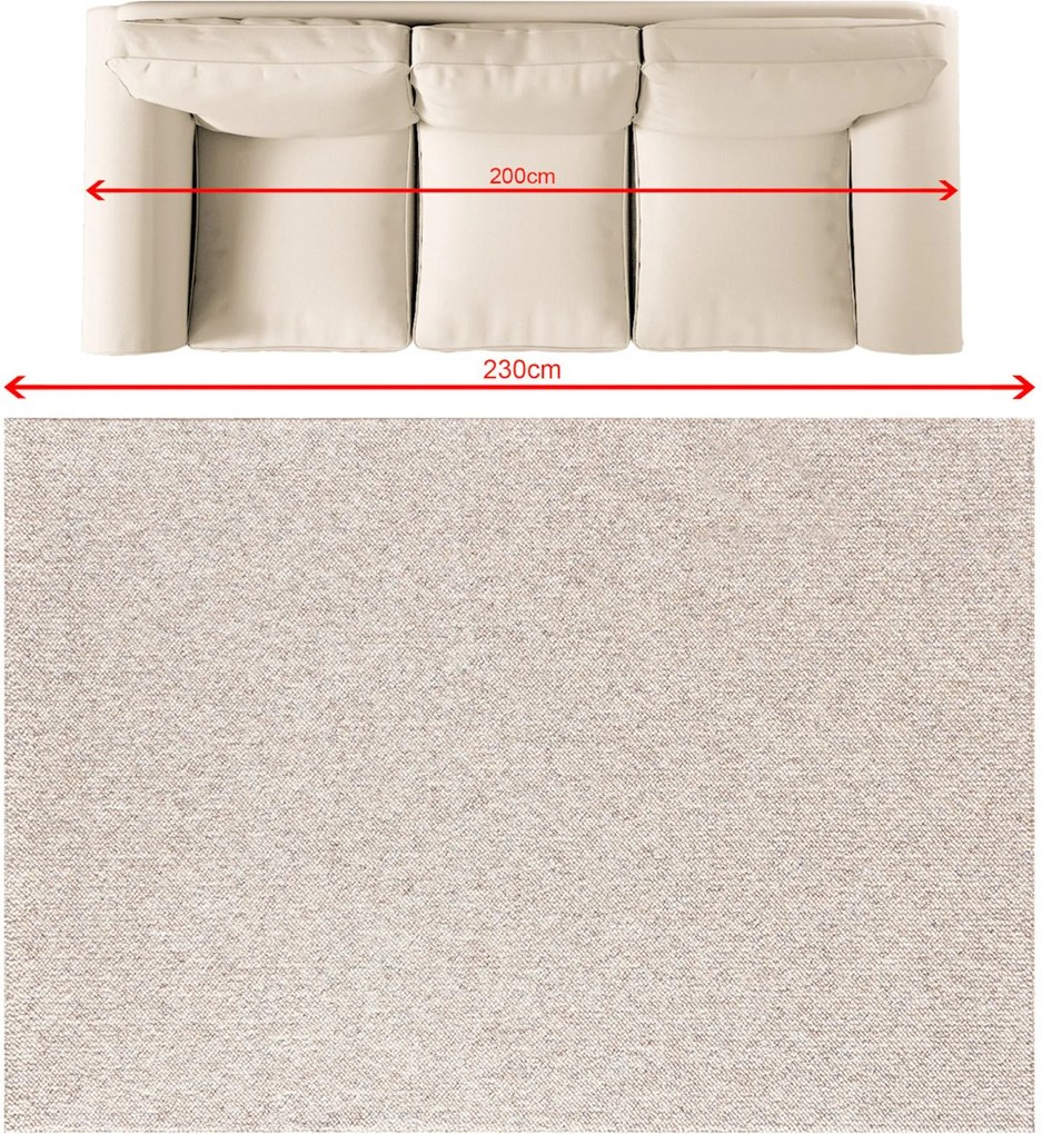 Dywan Solaro beige/grey 160x230 cm