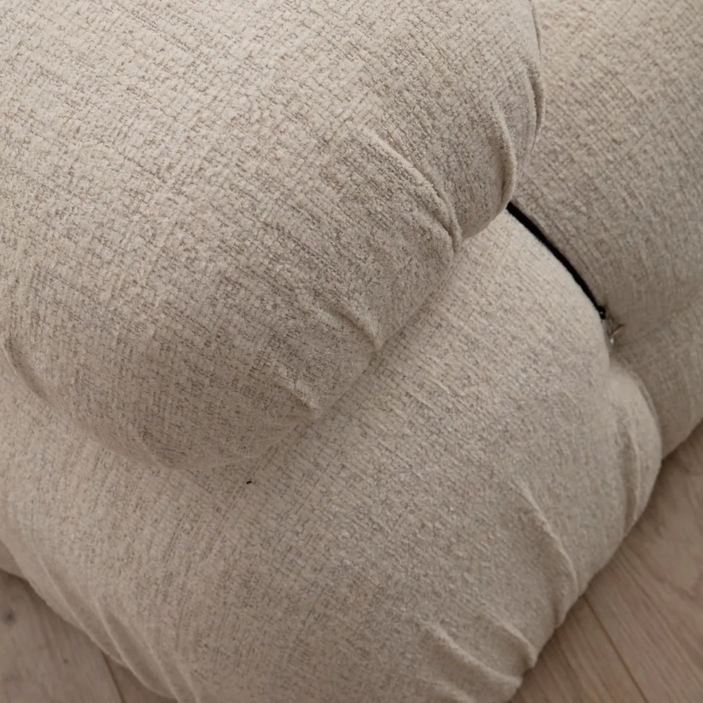 Taburette Bubble Pouffe Cream Bouclette