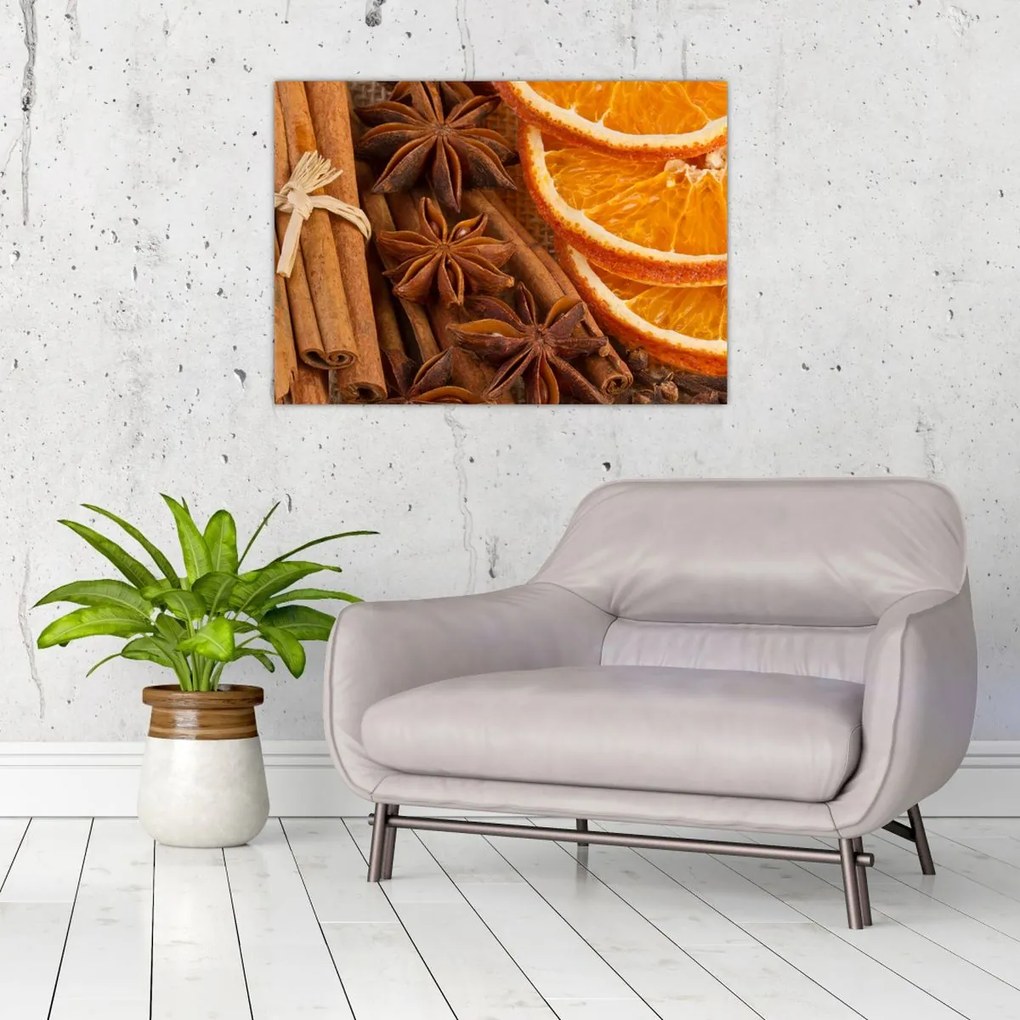 Obraz na szkle - Pachnące przyprawy (70x50 cm)