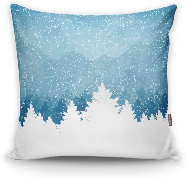 Zestaw 4 świątecznych poszewek na poduszki i bieżnika Minimalist Cushion Covers Winter Wonderland