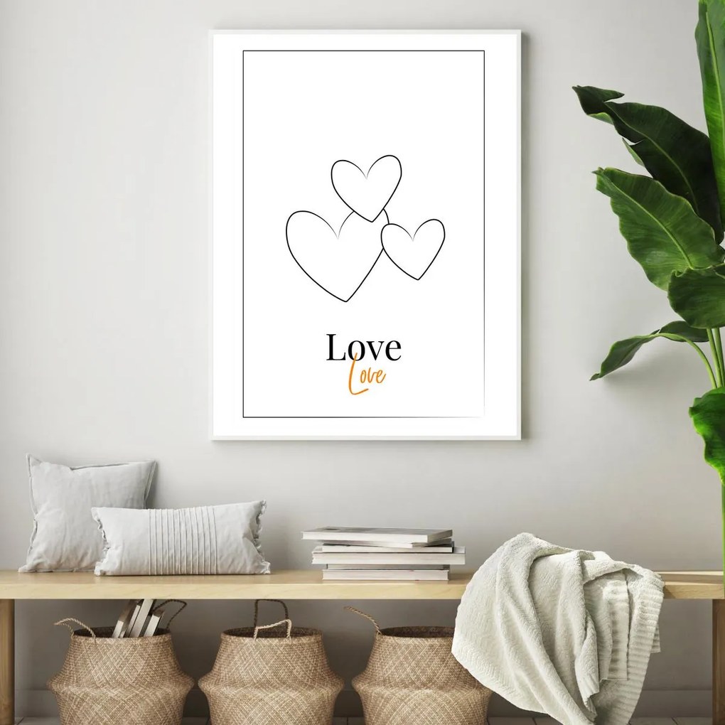 Plakat - Love (A4)