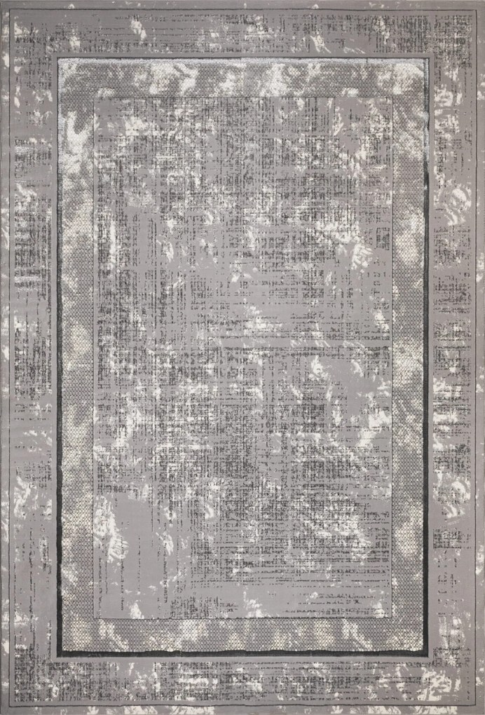Dywan vintage Beyond Ramka szary 200 cm x 290 cm