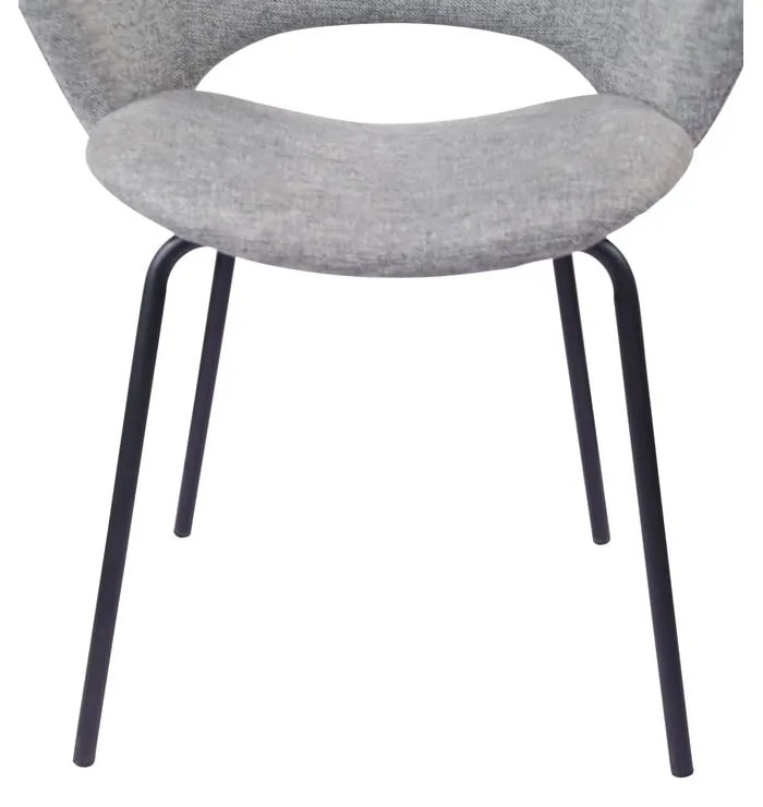 Jasnoszare krzesła zestaw 2 szt. Rowley – Unique Furniture
