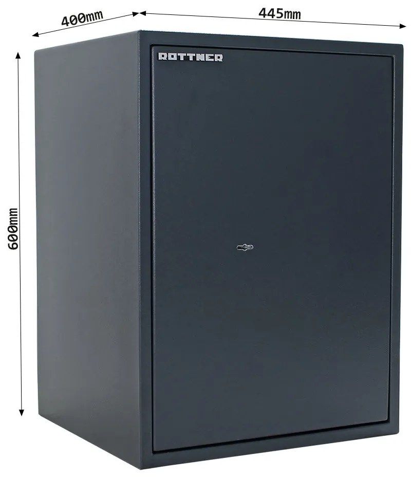 Sejf meblowy POWER SAFE 600IT, mechaniczny S2, 600 x 445 x 400 mm, 56 l