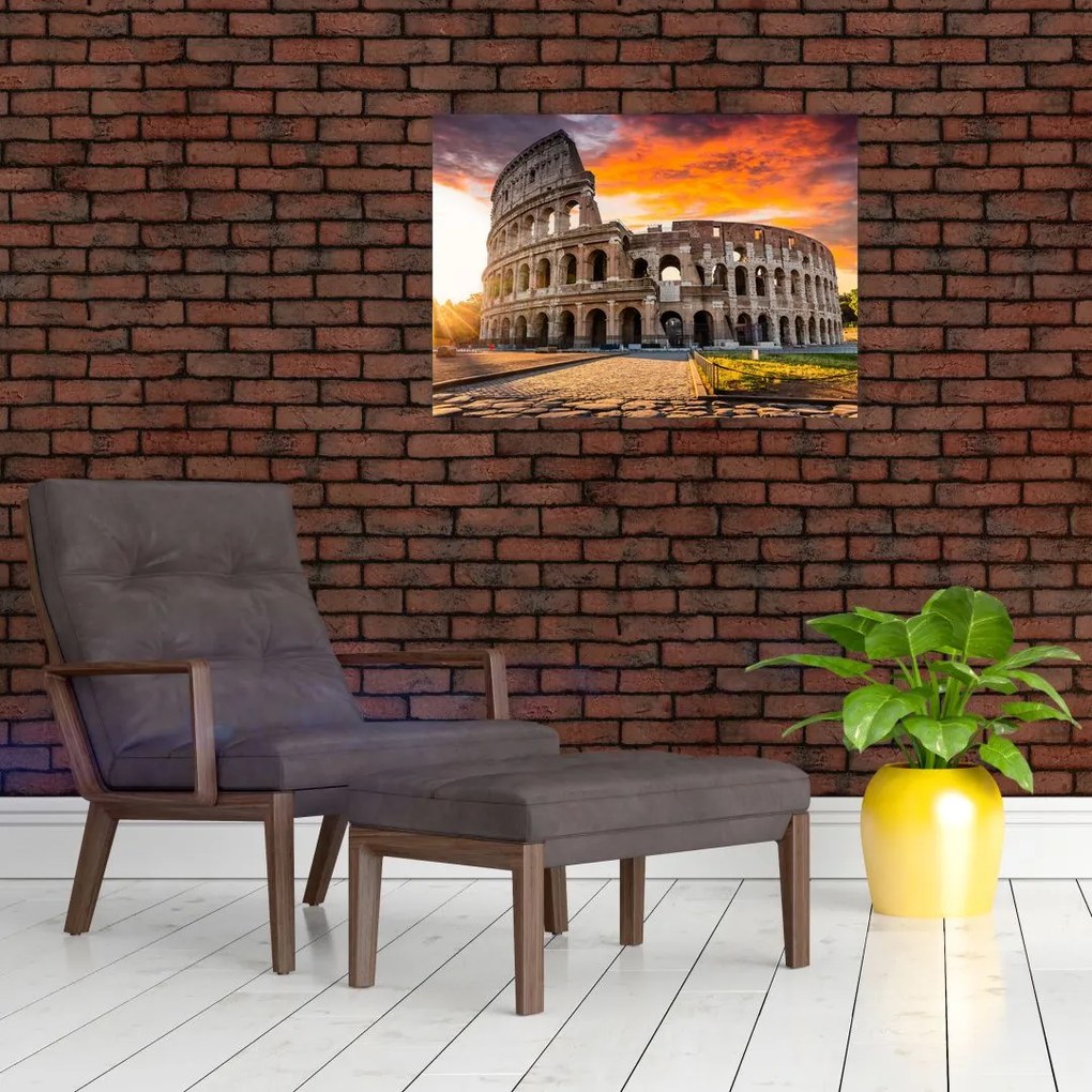 Obraz na szkle - Koloseum w Rzymie (70x50 cm)
