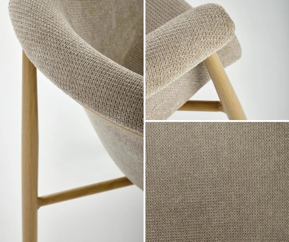 Fotel do jadalni z podłokietnikami K489