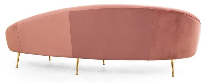 Jasnoróżowa sofa 255 cm Eses – Artie