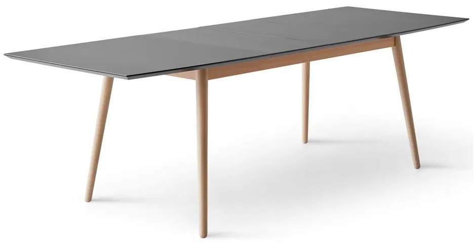 Antracytowo-naturalny rozkładany stół 90x165 cm Meza – Hammel Furniture