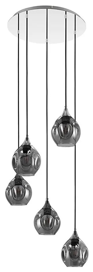 Eglo 39682 - Żyrandol na lince BREGALLA 5xE27/40W/230V