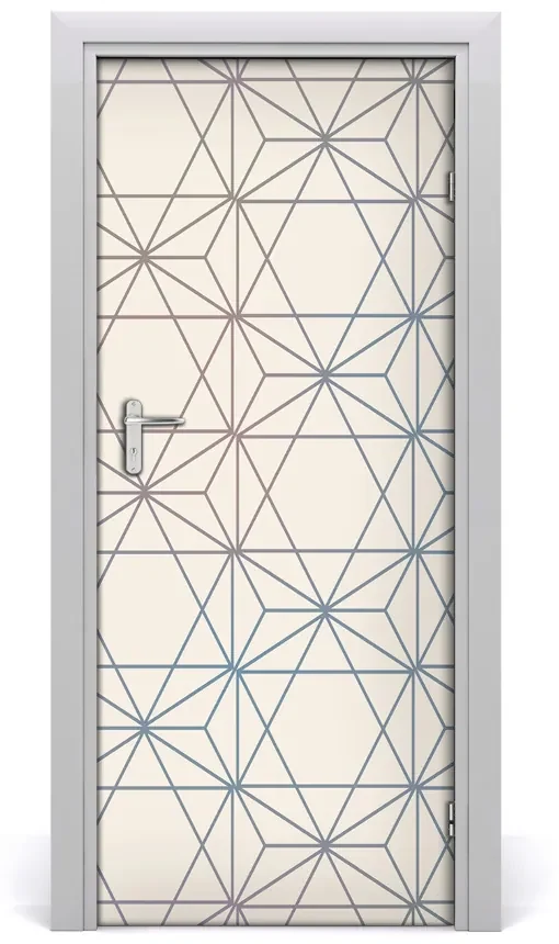 Naklejka fototapeta na drzwi Geometryczne tło
